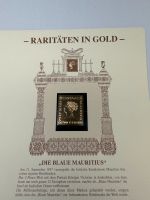 Raritäten in Gold, Briefmarken Blaue Mauritius Baden-Württemberg - Mannheim Vorschau