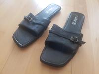S' Oliver, Sandaletten, Leder Sandalen Damen, schwarz, Gr 41 Hessen - Hofheim am Taunus Vorschau