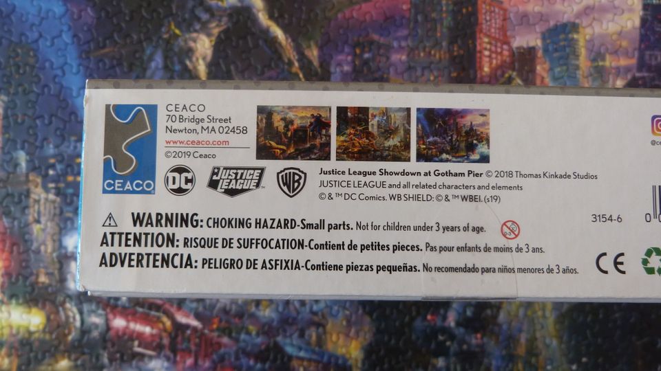 Puzzle 1000 Teile Ceaco Thomas Kinkade -Justice League-,neuwertig in Mildenau