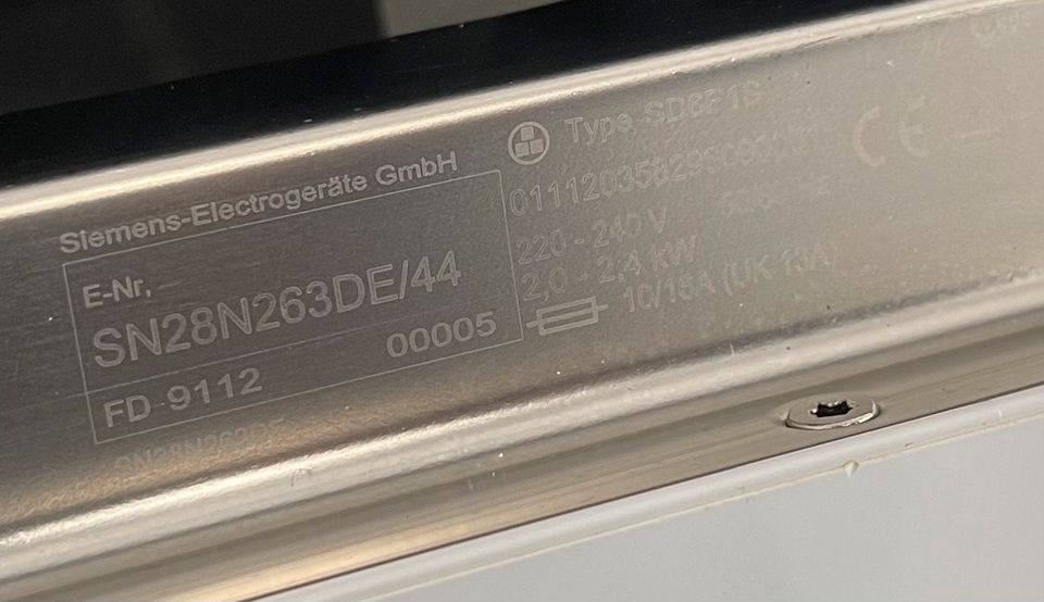 Siemens Spülmaschine 60 CM Standgerät Freistehend 13 Maßg EEK:A++ in Mönchengladbach