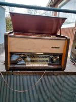 2 Röhrenradios einer mit Plattenspieler guter zustand Funktoniert Hessen - Trendelburg Vorschau
