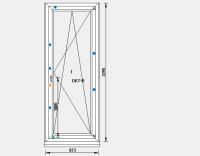 Fenster Restposten mit Isolierglas & Markenbeschlag 873 x 2295 mm Bayern - Gattendorf Vorschau