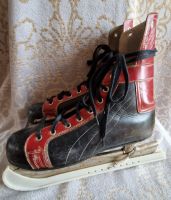 Eihockeyschuhe, Schlittschuhe,Gr.41/42 vintage, Leder"Hudora-Cub" Niedersachsen - Salzgitter Vorschau