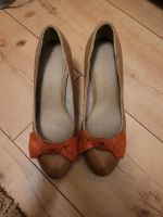 Pumps gr 3,5 36 Braun beige retro Berlin - Reinickendorf Vorschau