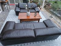 Couch Set in Leder schwarz Niedersachsen - Haren (Ems) Vorschau