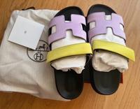 Hermes Hermès Chypre sandals neon green rose pink 39 NEU Obergiesing-Fasangarten - Obergiesing Vorschau