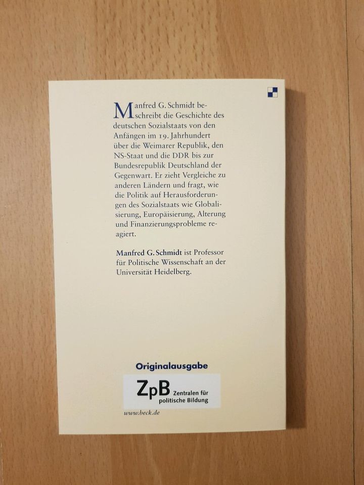 Manfred G. Schmidt Der deutsche Sozialstaat C.H.Beck Buch Bücher in Frankfurt am Main