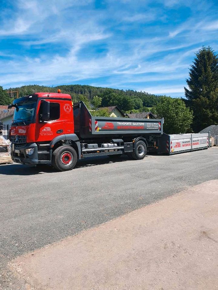 Baggerarbeiten GaLa Bau Außenanlagen Natursteinhandel Transporte in Weismain