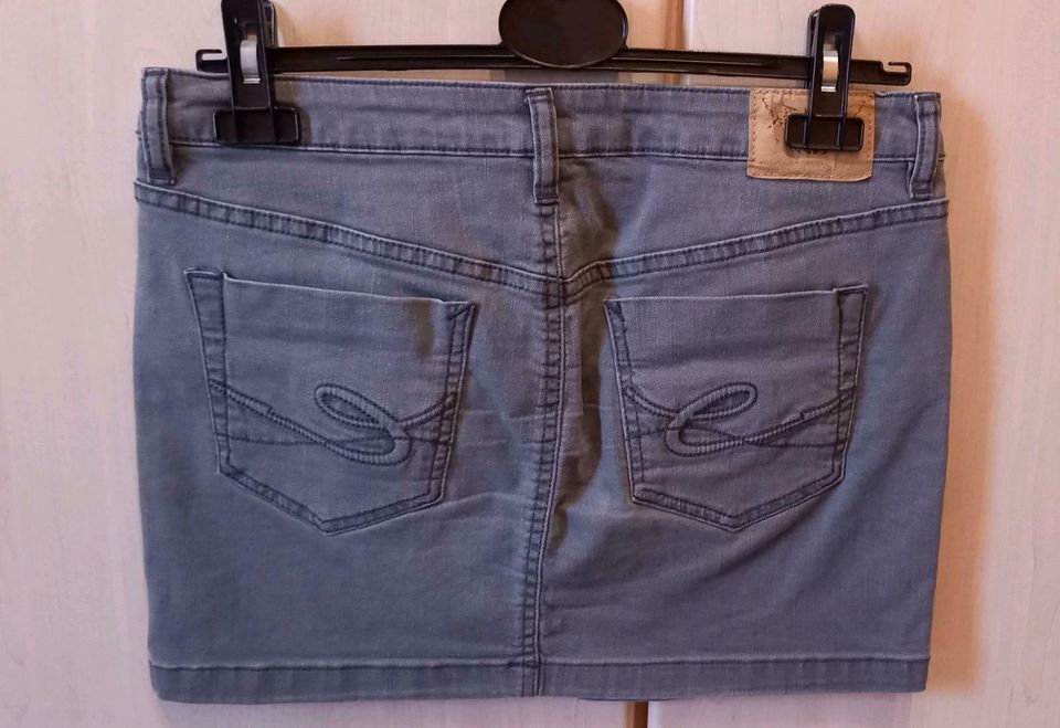 Jeans-Rock, Rock grau, Gr. 34/S von edc/Esprit in Zachenberg