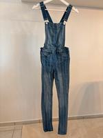Damen Jeans-Latzhose Jumpsuit Einteiler blau gestreift Niedersachsen - Gehrde Vorschau