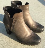 Stiefelette Schuhe Absatz grau braun schwarz Gr.41 Reißverschluss Bayern - Hersbruck Vorschau