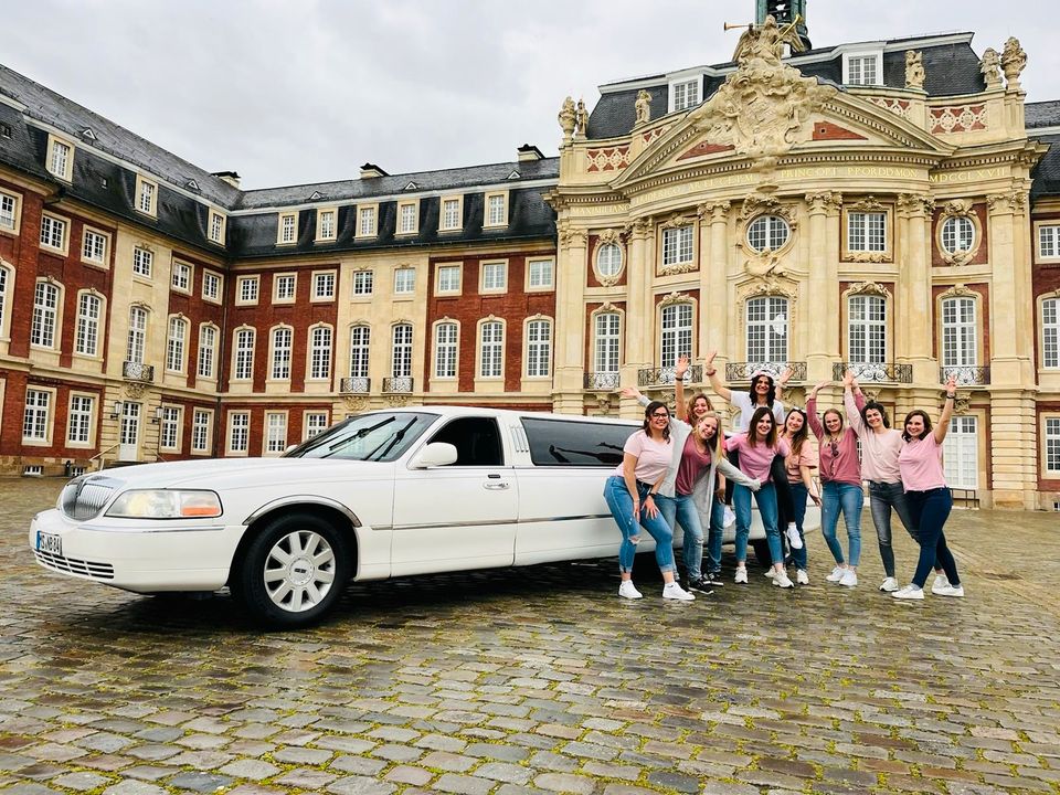 Stretchlimousine Limousine Mieten Hochzeit JGA Geburtstag  Party in Münster-Hafen