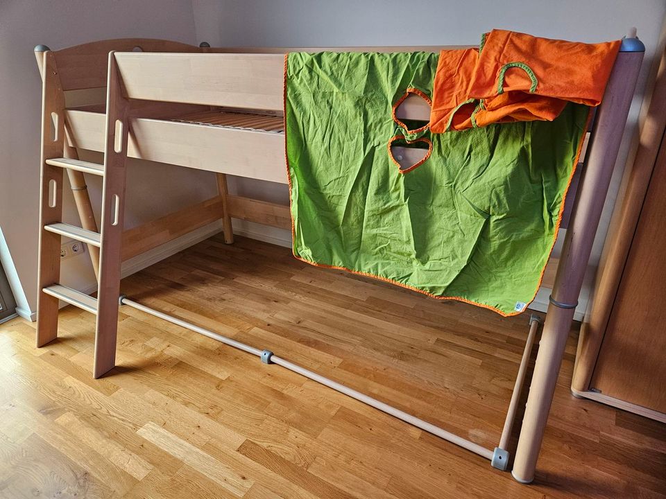 Paidi Fleximo Kinder-/Jugendzimmer Schrank mit Spielbett, Bett in Rockenberg