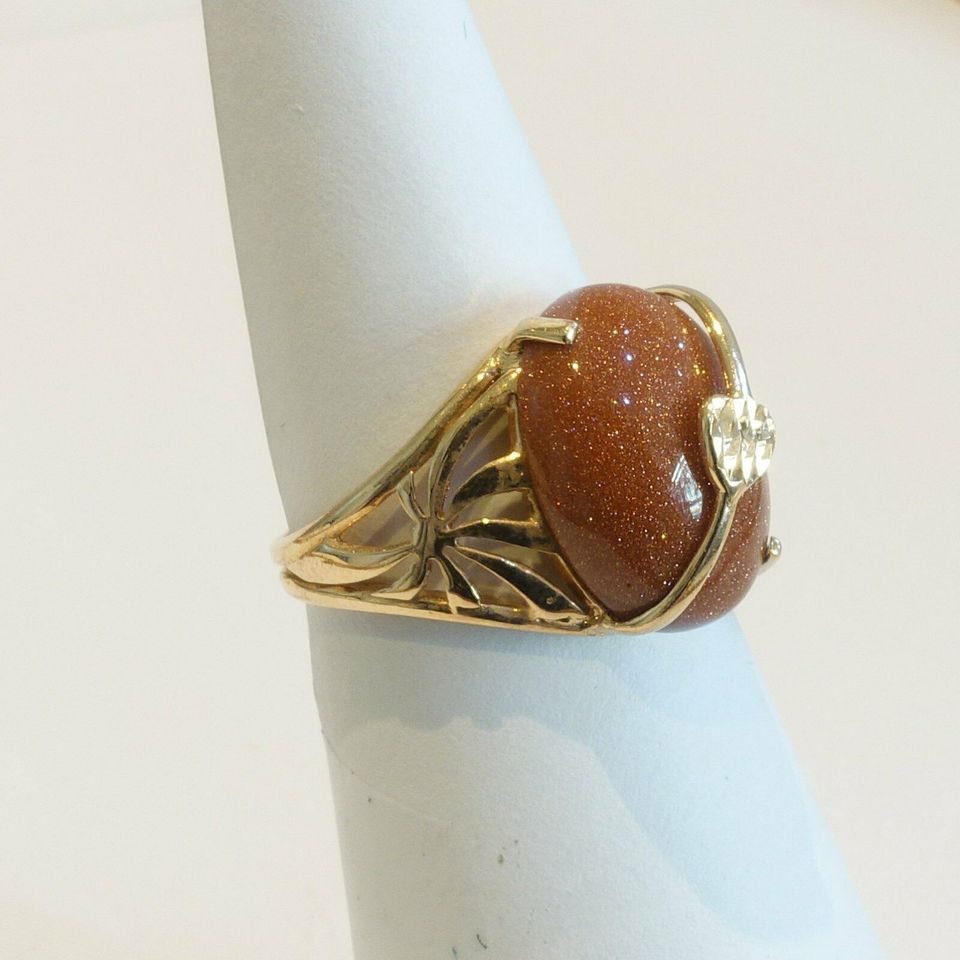 Ring mit Goldfluss in 585er Rot-Gold 3,5gr. Größe 51 (Nr. 599) in Hannover