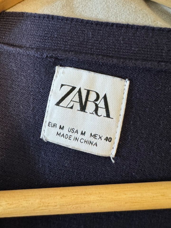 Zara Herren Cardigan Blau M | GEBRAUCHT in München