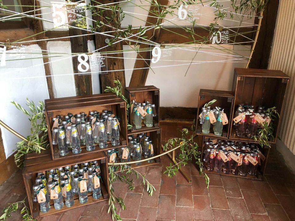 Männerbar/ Wasserkisten/ Candybar/ Wellnessbar Verleih Hochzeit in Porta Westfalica