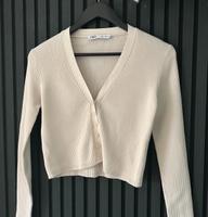 Zara Damen Strickjacke Top Geriffelt Feinstrick Taupe/Nude Gr.M Herzogtum Lauenburg - Geesthacht Vorschau