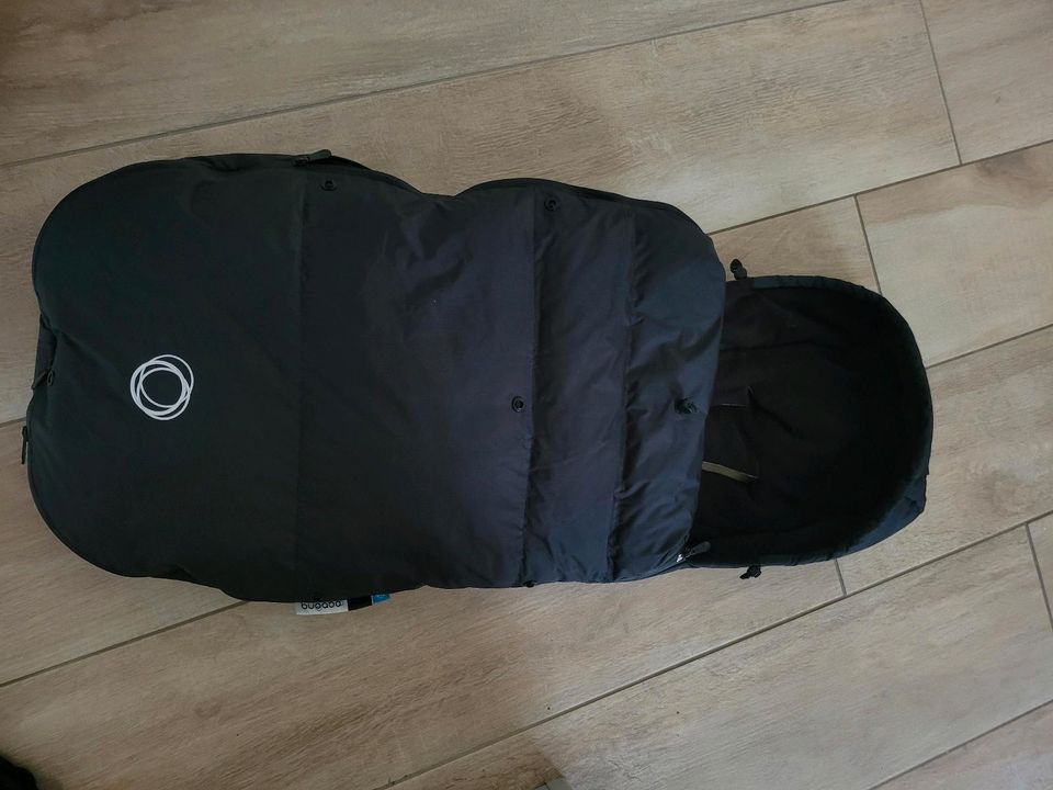 Bugaboo Fußsack Wintersack schwarz in Niebüll