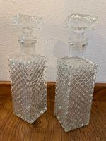 zwei Whiskey-Dekanter/Karaffe Kristallglas ca.25cm hoch/500ml Bayern - Adelsdorf Vorschau