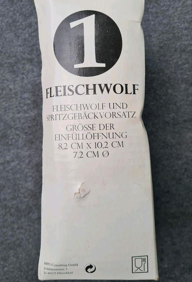 Legierter Stahl, Aluminium  Fleischwolf . in Hennef (Sieg)