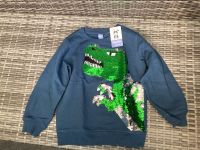 Pullover Langarmshirt neu mit Etikett Wendepailetten Dino Gr. 116 Nordrhein-Westfalen - Bornheim Vorschau