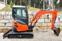 Minibagger 2,8to zu vermieten Kubota Bagger mieten Bayern - Heldenstein Vorschau