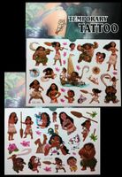 3D Body Einmal Tattoo Temporäre Kinder Moana Vaiana 15,5x10,5cm Hessen - Kaufungen Vorschau