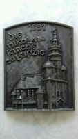 Buderus Jahresplakette Bild Guss Nikolaikirche zu Leipzig 1991 Hessen - Kassel Vorschau