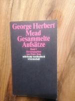 George Herbert Mead: Gesammelte Aufsätze Band 1 Baden-Württemberg - Ketsch Vorschau