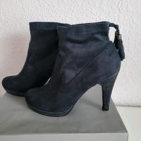 Neuw Marco Tozzi Ankle Boots 40/39 Wildlederoptik blau Stiefelett Niedersachsen - Braunschweig Vorschau