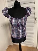 Clockhouse, figurbetonte Damen Bluse, lila gemustert, Gr. 36 Bayern - Erdweg Vorschau