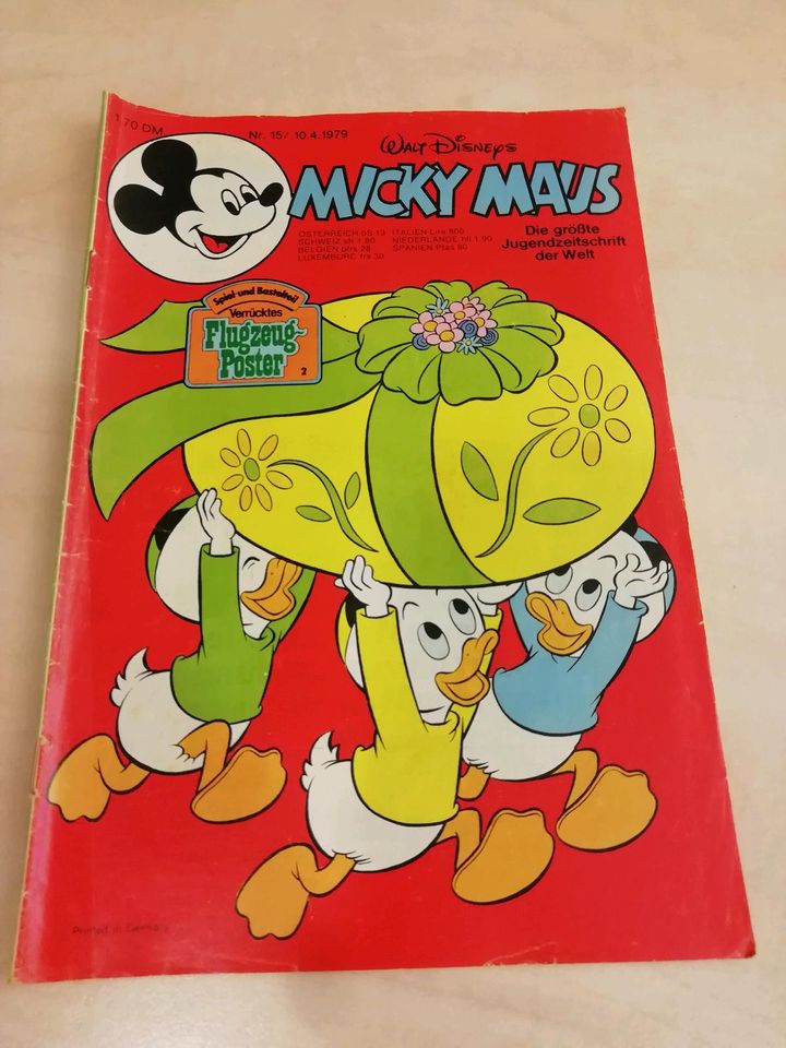 Speicherfund Comic 18 Stück Micky Maus aus 1979 in Rödersheim-Gronau