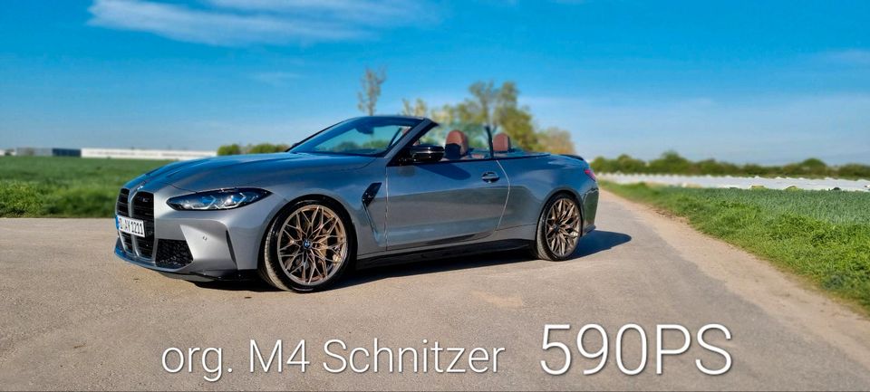 M4 SCHNITZER 590PS BMW Competition Cabrio Ceramic Alcantara 20/21 in Schwetzingen