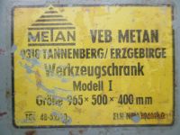 DDR-WERKZEUGSCHRANK Sachsen - Schlema Vorschau