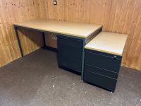 Schreibtisch mit Beistellschränkchen Niedersachsen - Neetze Vorschau