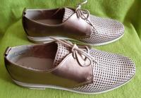 MARCO TOZZI Schnürschuhe Halbschuhe Sneaker 41 Kupfer beige Hessen - Offenbach Vorschau