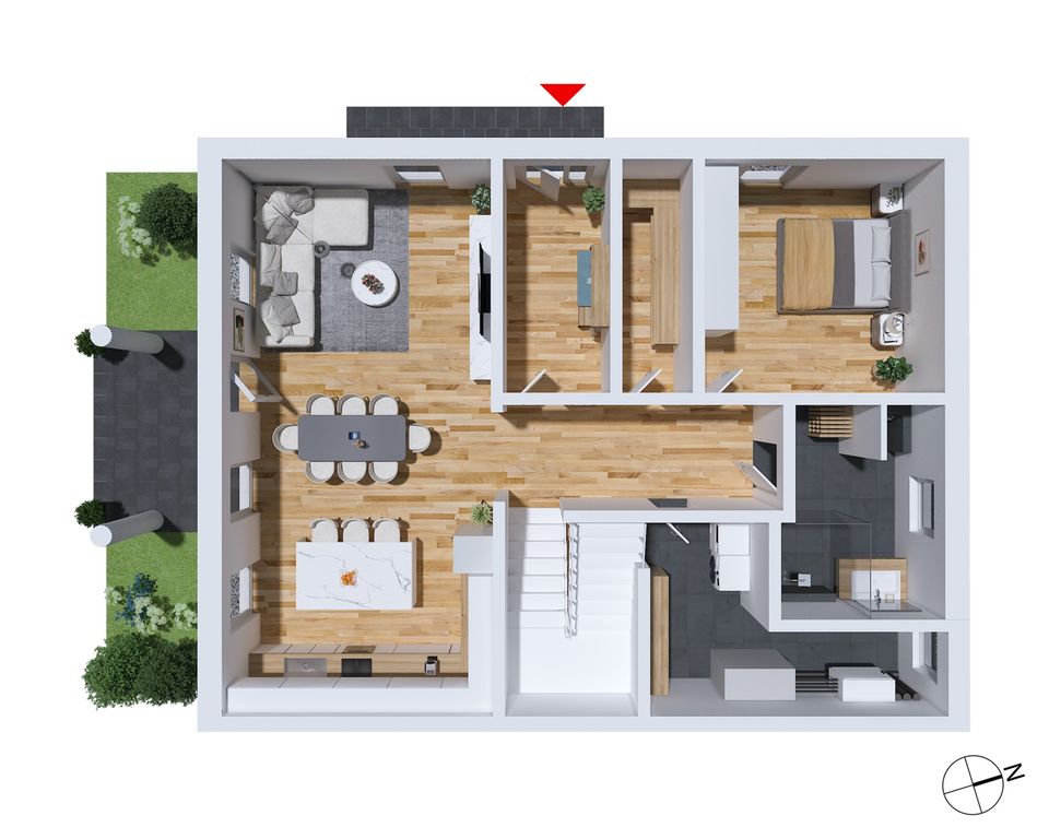 Familientraum! Grosszügige Neubau-Stadtvilla als Doppelhaushälfte in Nister