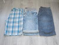 Paket 3 Jeans Shorts Bermuda kurze Hose Gr. M  48 50 Hessen - Großenlüder Vorschau