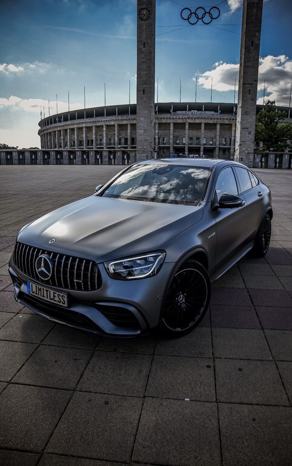 Mercedes-Benz GLC 63 S AMG Coupé 2021 mieten Berlin SUV Sportwagen Hochzeitsauto in Berlin