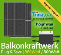 Solar Balkonkraftwerk | 860W / 800W | Hoymiles - Trina 430Wp Hessen - Offenbach Vorschau