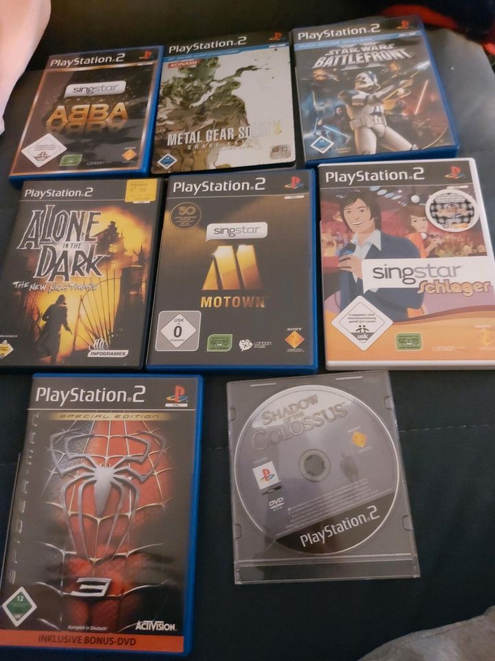 Playstation  2 Spiele - star wars, spiderman etc in München