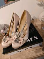 Jumex 39 Champagne Pumps Absatz Schuhe Hochzeit High Heels Nordrhein-Westfalen - Herdecke Vorschau