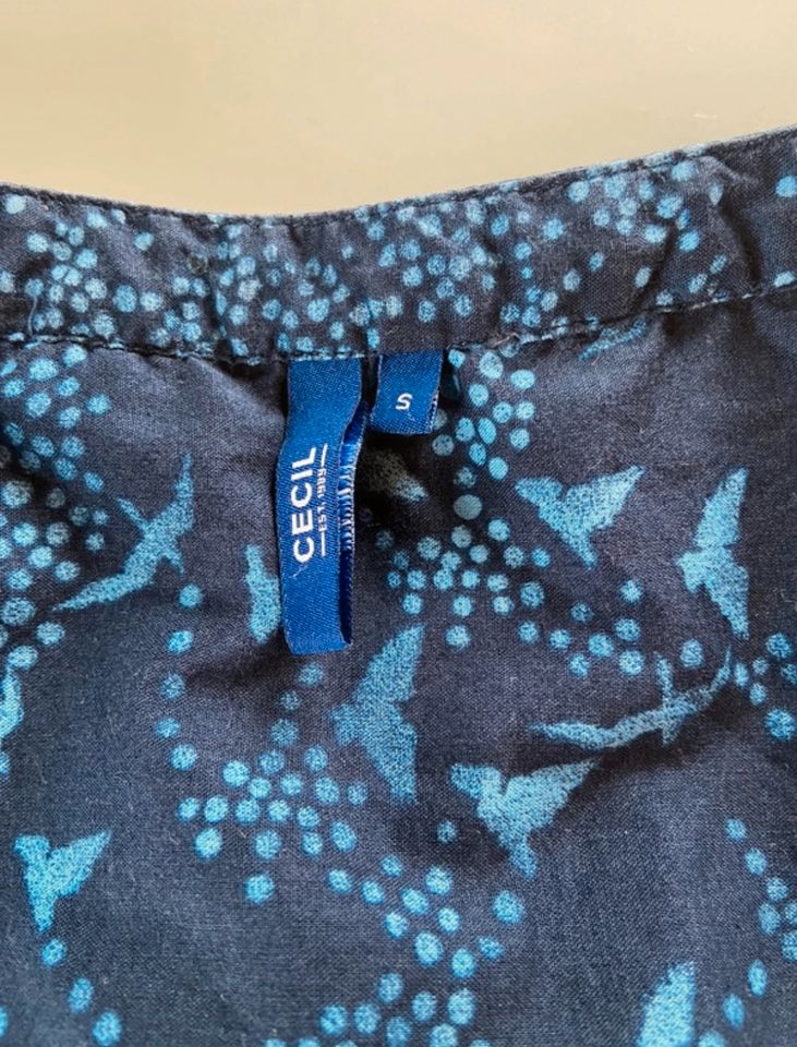 Cecil Bluse mit Vogel Print Neu in Niedenstein