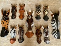 Maske Afrika Zebra Giraffe Antilope Holzmaske Tiermaske Holz Essen - Essen-Werden Vorschau