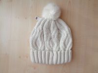 NEU H&M Strickmütze Bommel Weiß Zopfstrick mit Wolle Berlin - Neukölln Vorschau