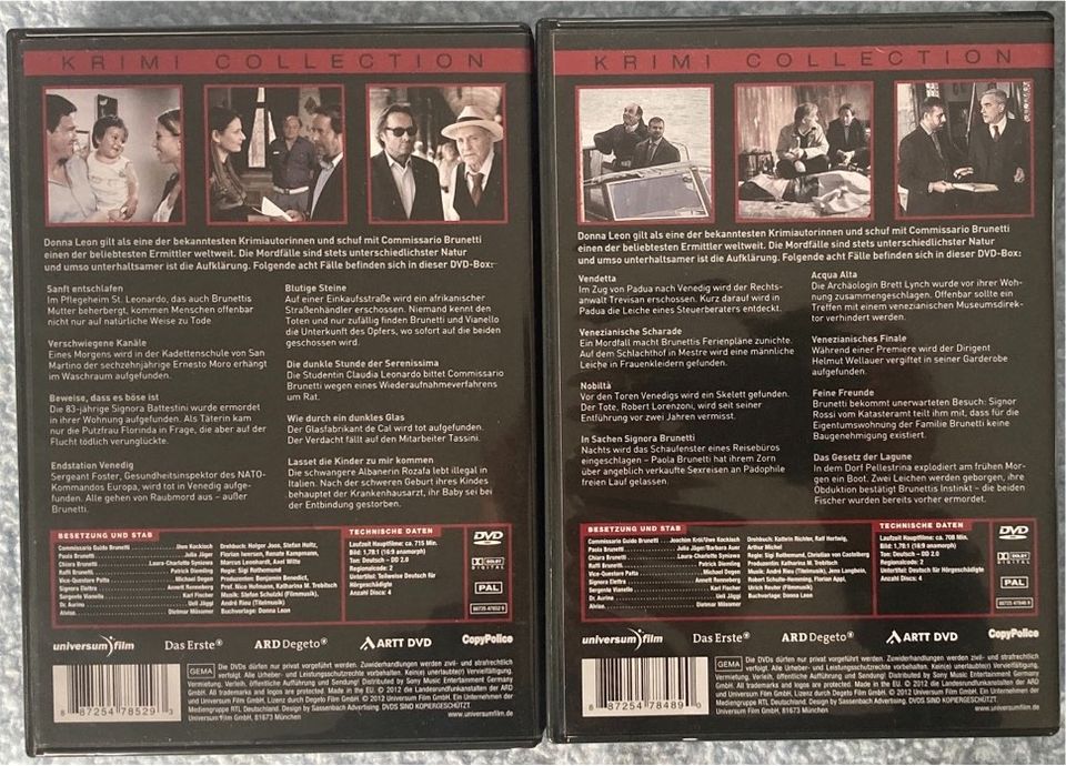 Donna Leon Comissario Brunetti DVD-Box in Hellenthal
