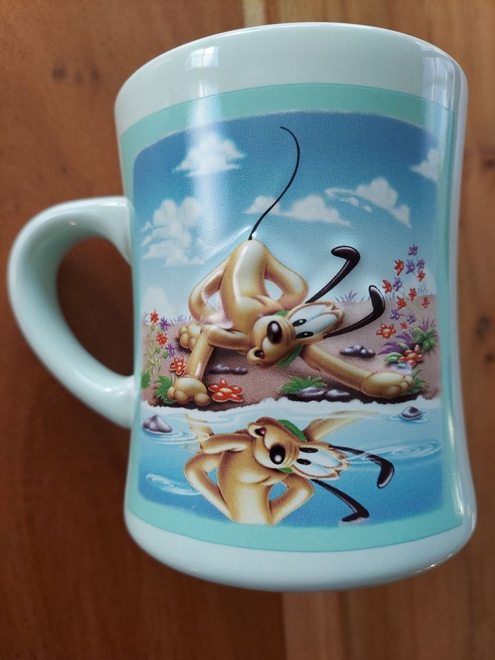 Disney "Pluto" Becher Tasse Mug Cup Rarität Retro in Marschacht