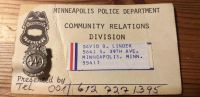 Anstecker Minneapolis Police Department ca 1950 Niedersachsen - Marschacht Vorschau