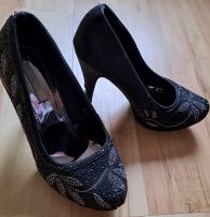 Schwarze neuwertige High Heels Gr.37 Bremen - Gröpelingen Vorschau