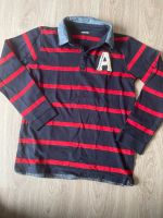 Vertbaudet Shirt Poloshirt Gr. 164 blau rot cool Hessen - Wehretal Vorschau